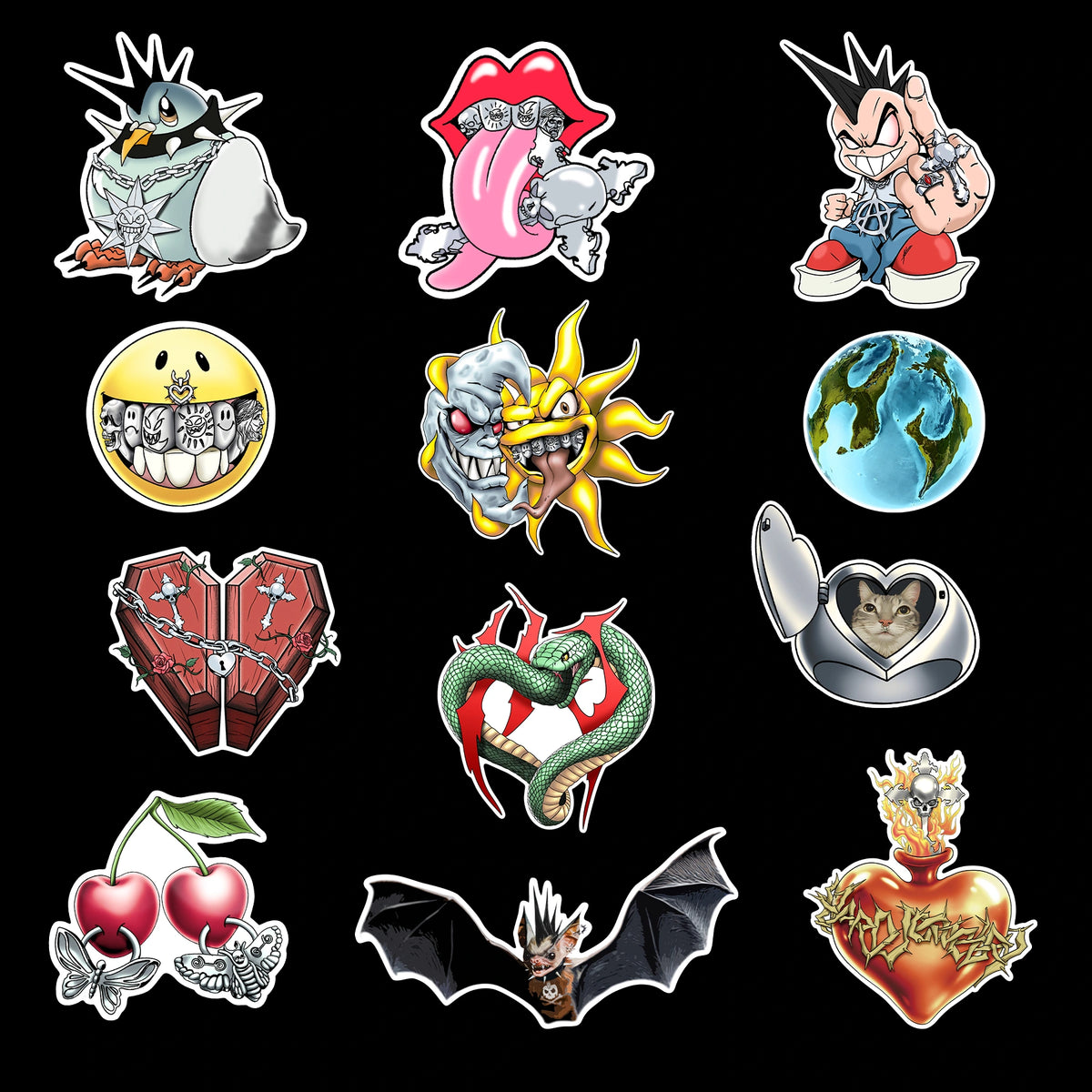 8 YEAR ANNIVERSARY STICKER PACK - Hard Jewelry™