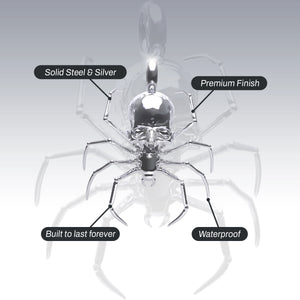 SPIDER SKULL PENDANT