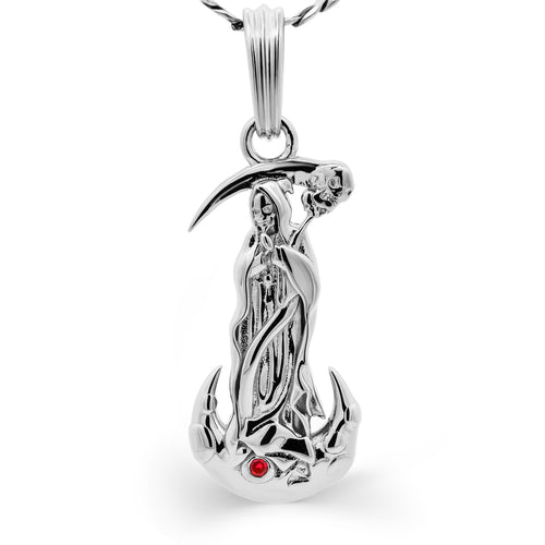 UPGRADED SANTA MUERTE PENDANT - Hard Jewelry™