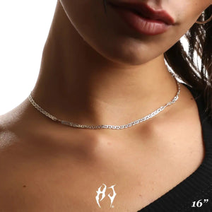 3MM STERLING SILVER MARINER CHAIN - Hard Jewelry™