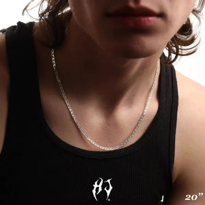 3MM STERLING SILVER MARINER CHAIN - Hard Jewelry™