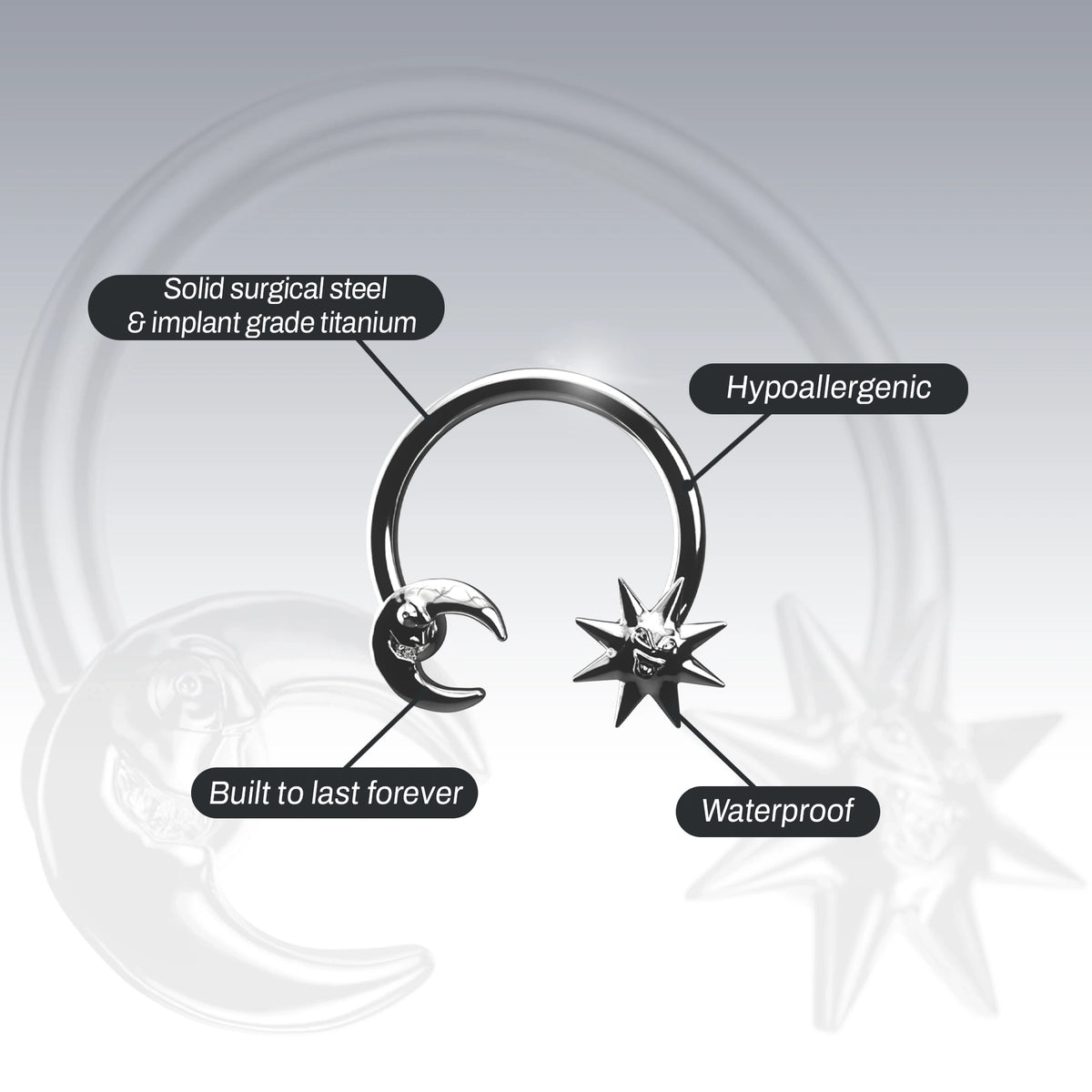 SUNNY & LUNA REAL SEPTUM