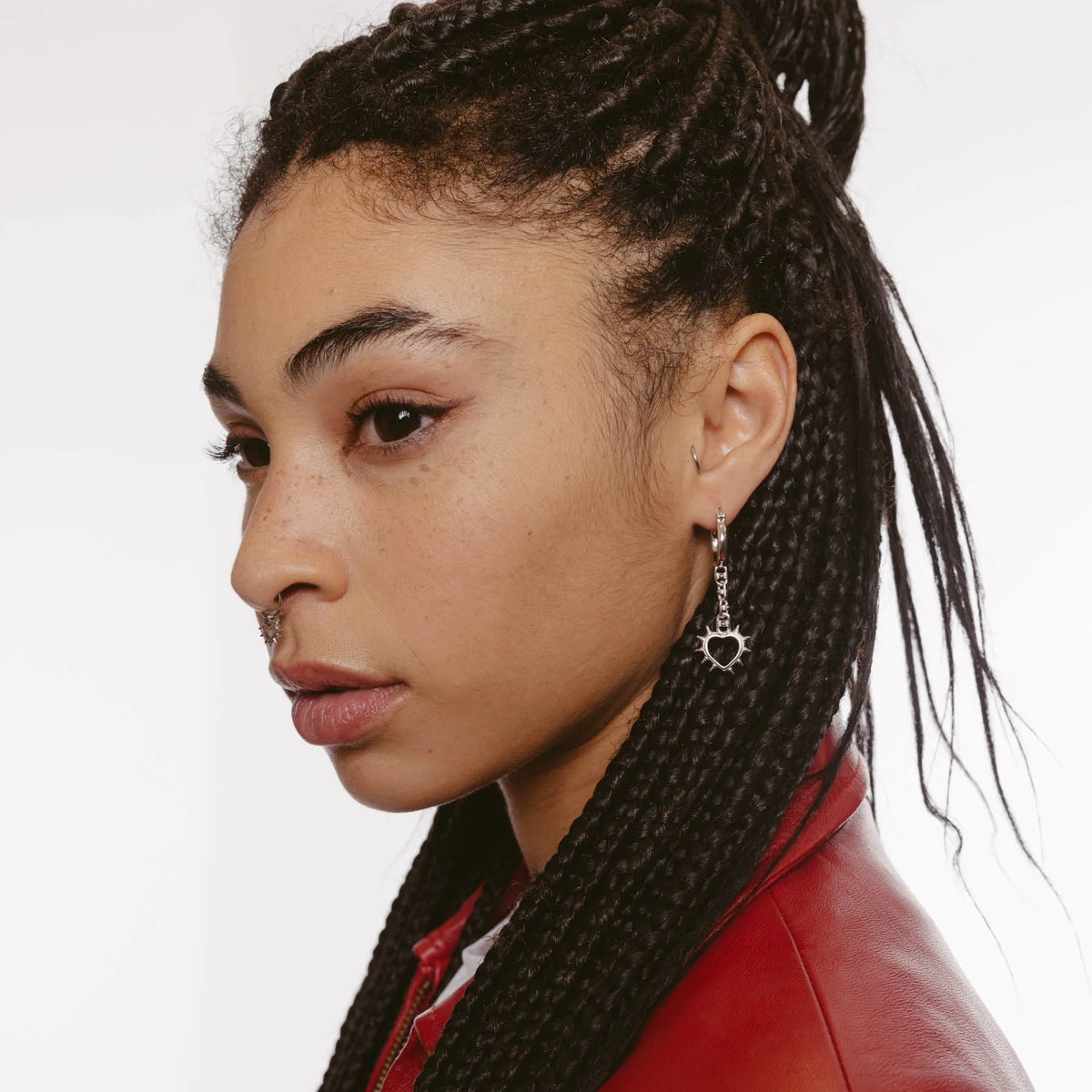 SPIKE HEART EARRING - Hard Jewelry™