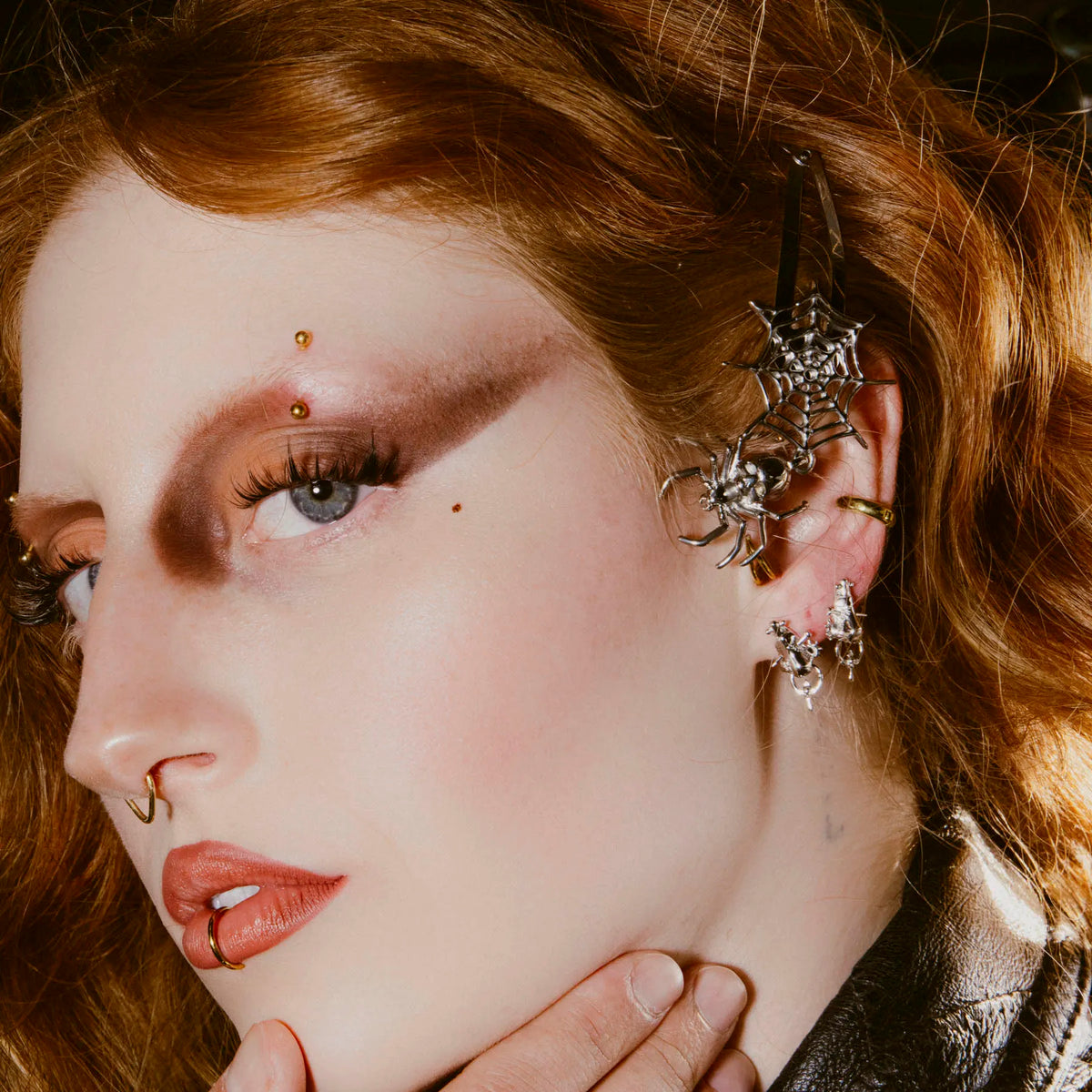 "NOSE" STUD EARRING - Hard Jewelry™